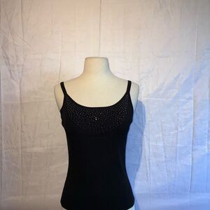 Vertigo Paris Black Camisole with Sparkle Detail